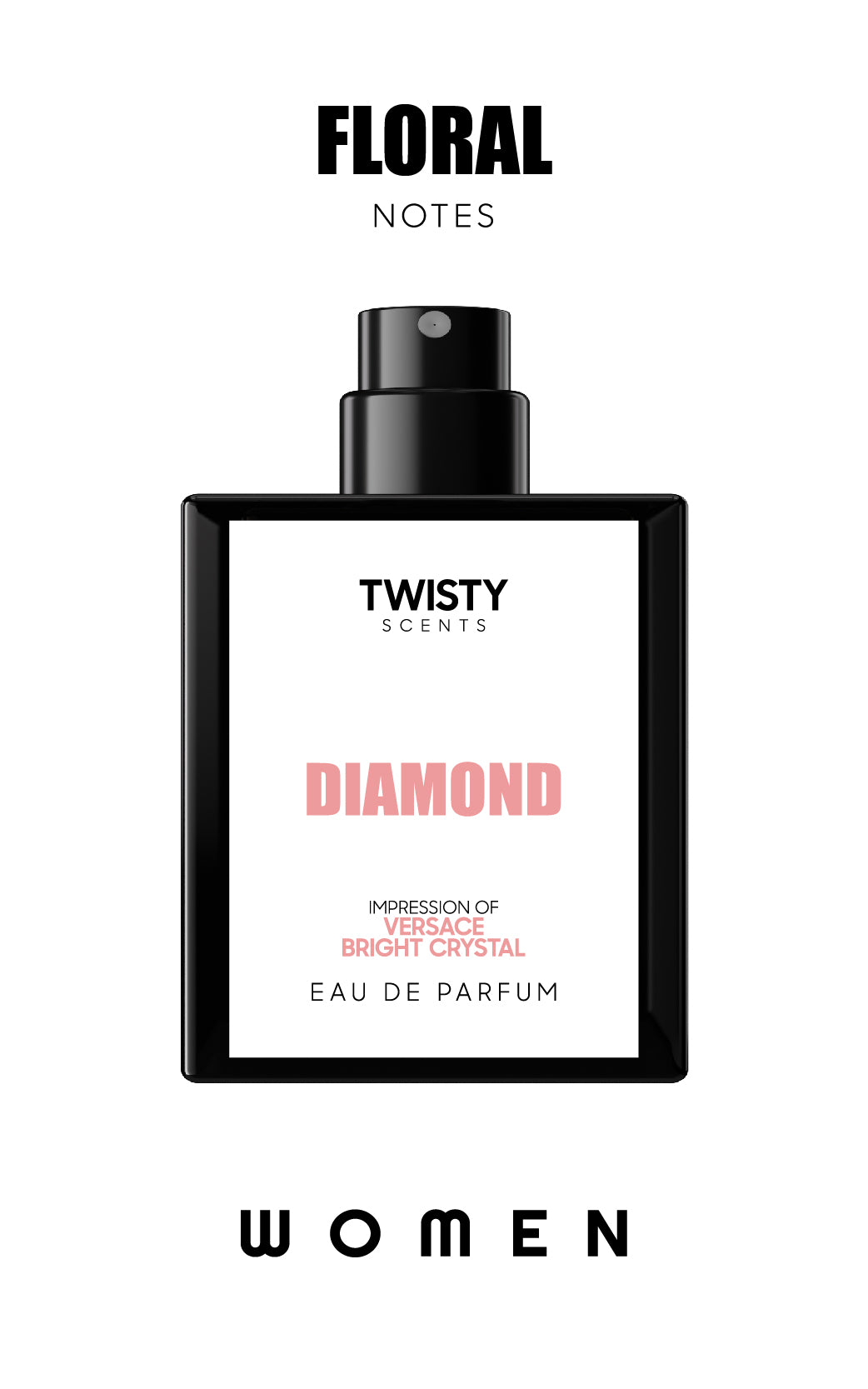 DIAMOND - IMPRESSION OF BRIGHT CRYSTAL
