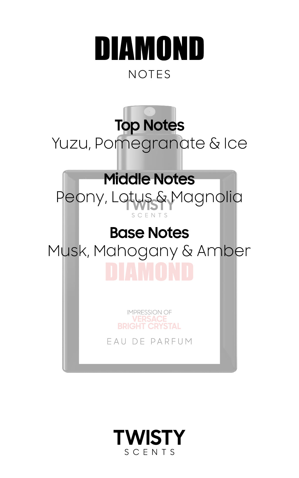 DIAMOND - IMPRESSION OF BRIGHT CRYSTAL