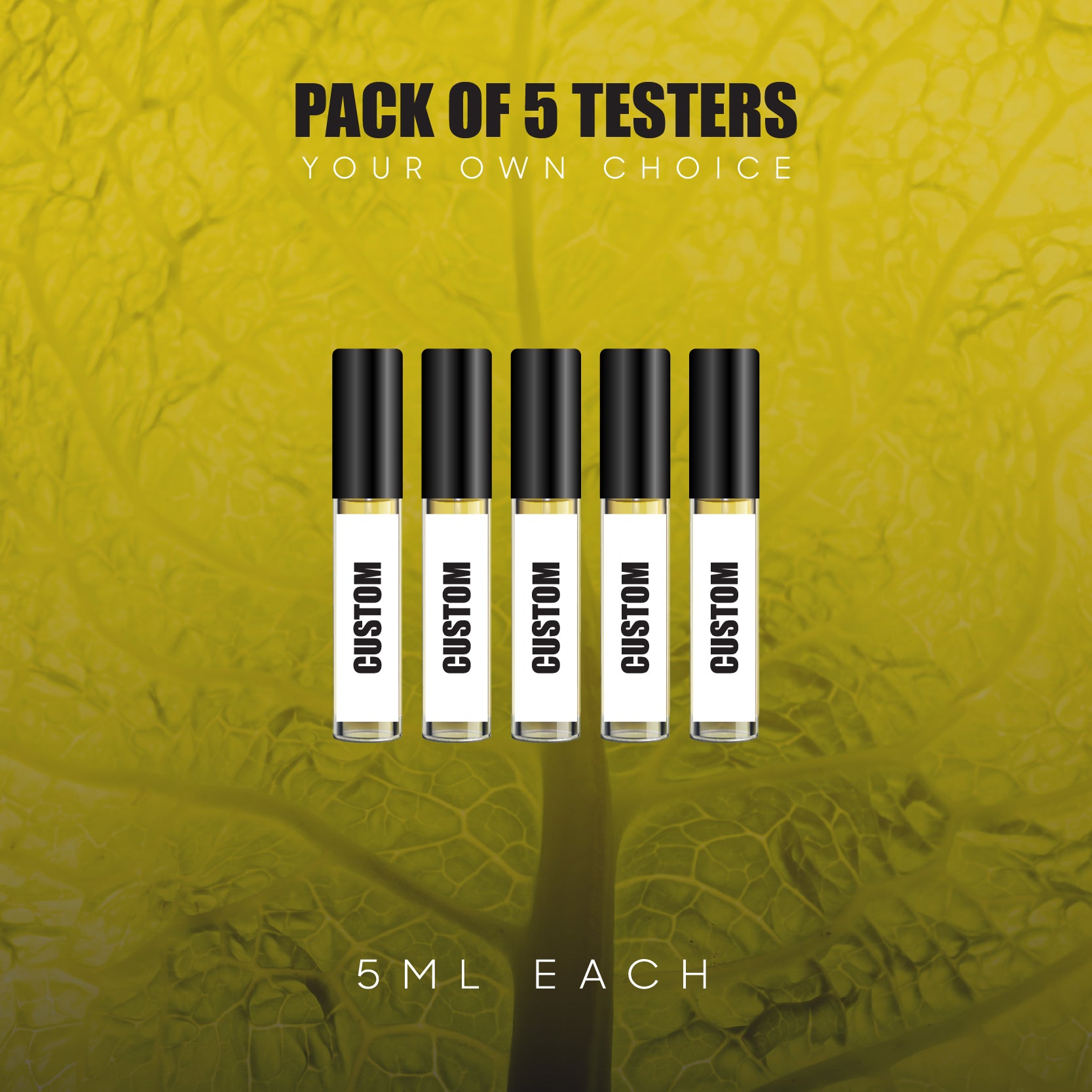 Pack of 5 Testers