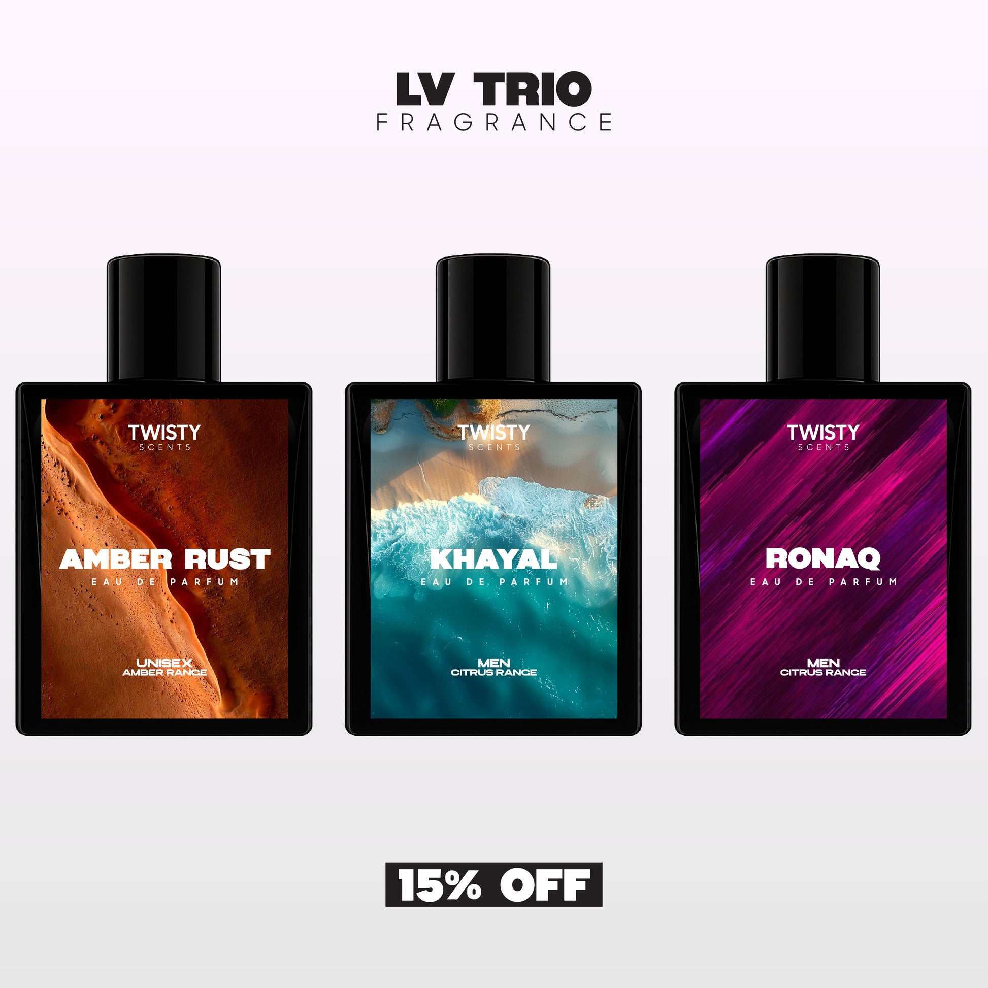 LV Trio - Amber Rust, Khayal & Ronaq