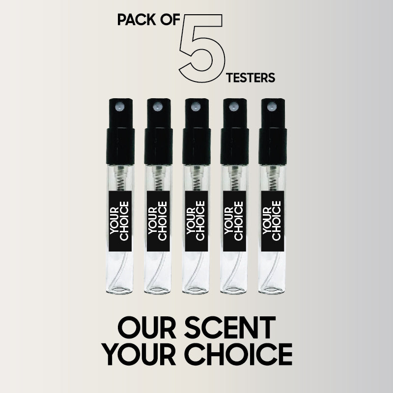 Pack of 5 Testers - 5ml Each